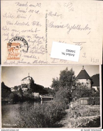 544982,seltene Foto-AK Raabs an der Thaya Bahnpost Raabs Göpfritz