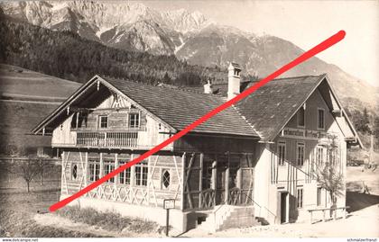 Foto AK Terfens Gasthof Restauration a Kolsaß Fritzens Weer Pill Vomberbach Vomp Wattens Schwaz Innsbruck Bahnpost Tirol