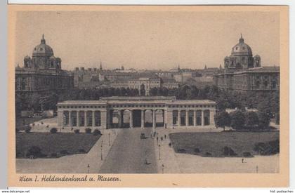 (6091) AK Wien, Heldendenkmal, Museen, vor 1945
