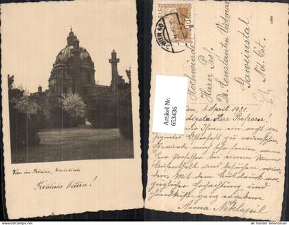 653436,Wien Vienna Wieden Karlskirche Wien im Frühling Stempel Wien 40