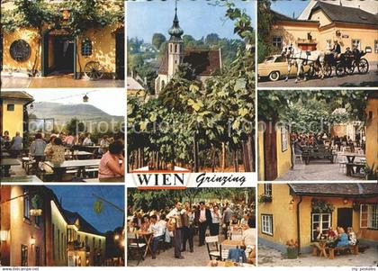 Grinzing Wien Weinausschank Pferdekutsche