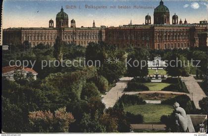 Wien Volksgarten mit Museen