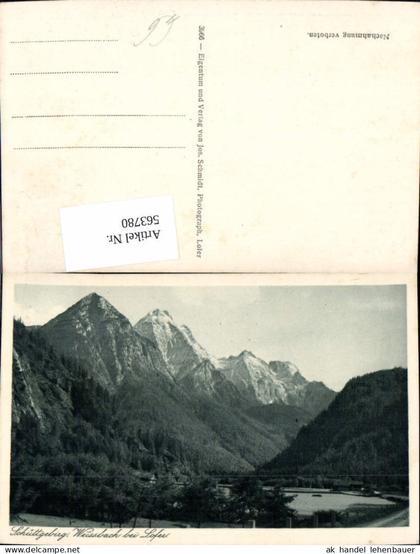 563780,Schüttgebirg Weissbach b. Lofer Weißbach bei Lofer