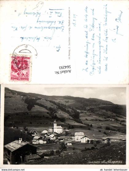 564293,Foto Ak Saalbach Saalbach-Hinterglemm Ansicht