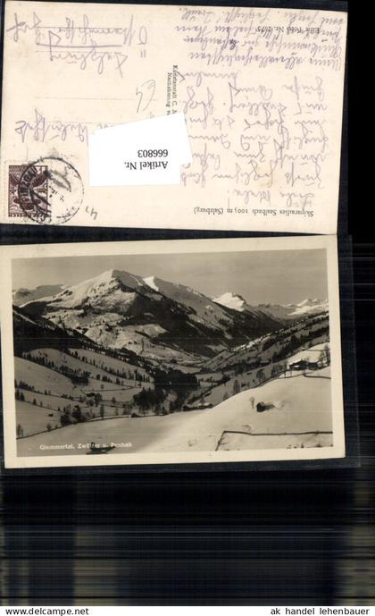 666803,Foto Ak Saalbach Saalbach-Hinterglemm Glemmertal Zwölfer Penhab