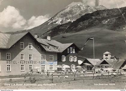 ZÜRS  a.A. Hotel Alpenrose geg Rüfispitze.