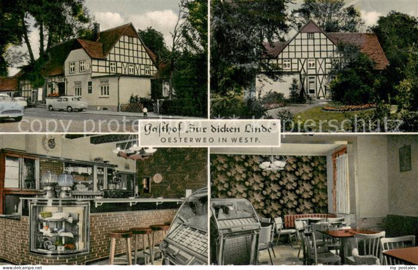Oesterweg Gasthof Zur dicken Linde Innen und Aussen