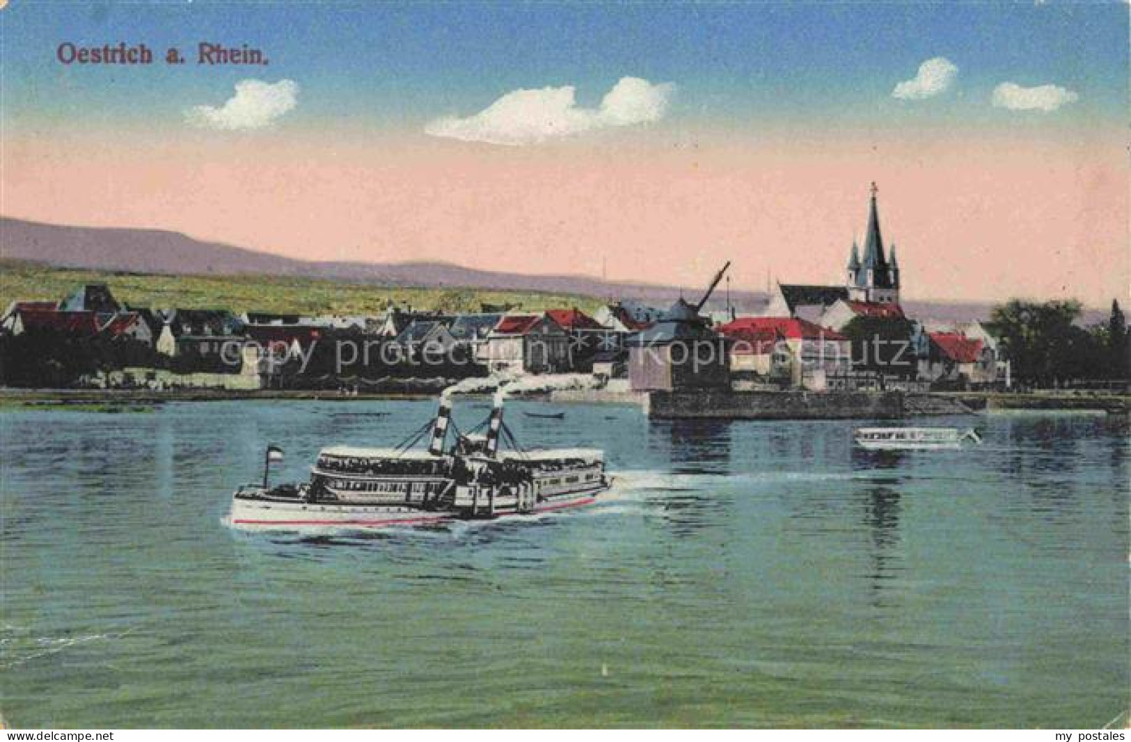 Oestrich -Winkel Rheingau Hessen Rheinpartie