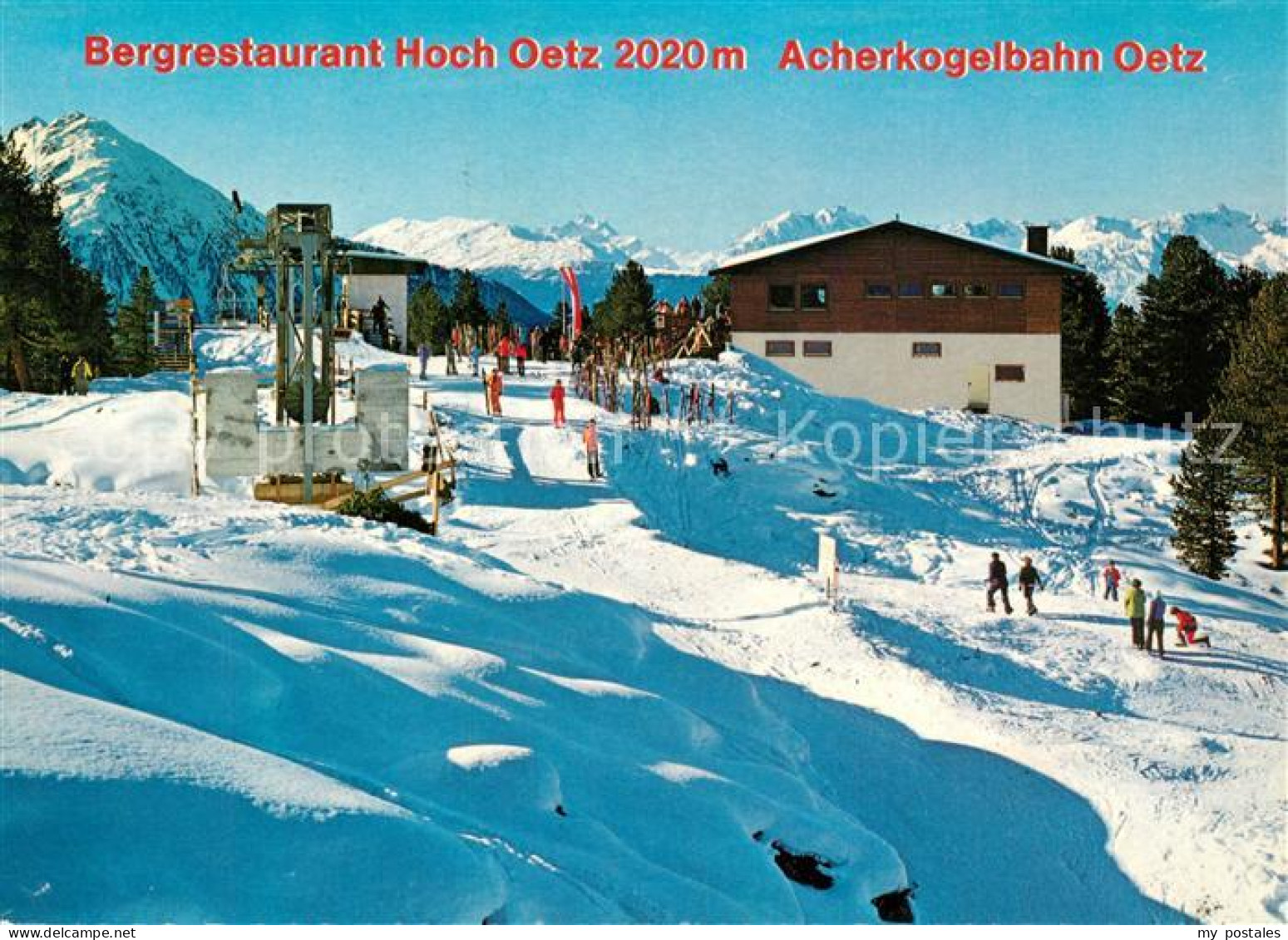 Oetz Bergrestaurant Hoch-Oetz Acherkogelbahn