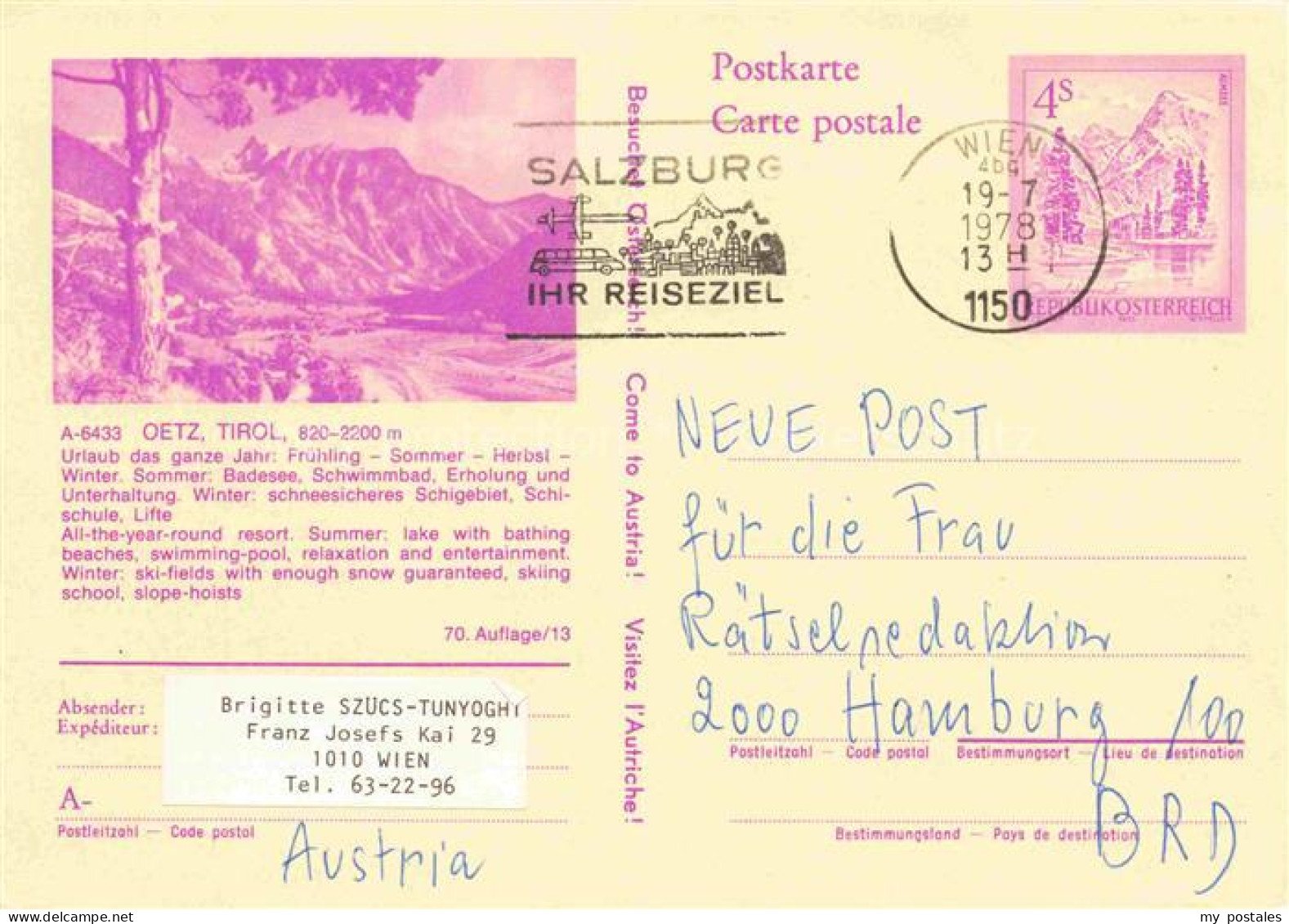 Oetz oetz Tirol AT Panorama Blick ins Tal Alpen