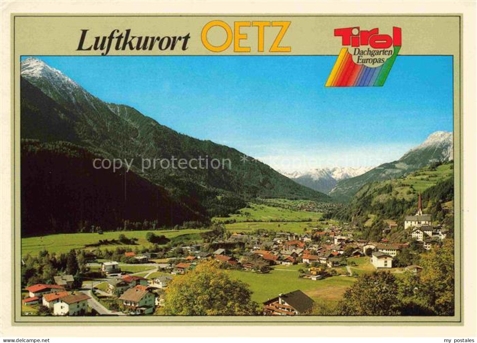 Oetz oetz Tirol AT Panorama Luftkurort oetztaler Alpen