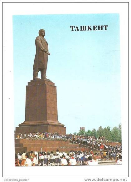 cp, Ouzbékistan, Tashkent, Monument to V.I. Lenin in Lenin Square