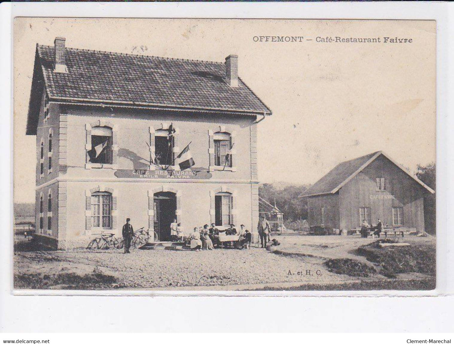 OFFEMONT: café-restaurant faivre - très bon état