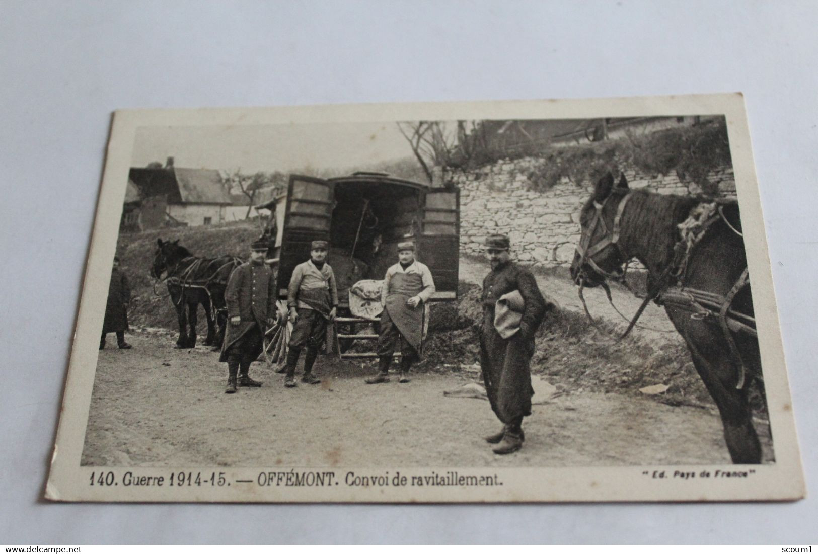 offemont convoi de ravitaillement guerre 1914 -15
