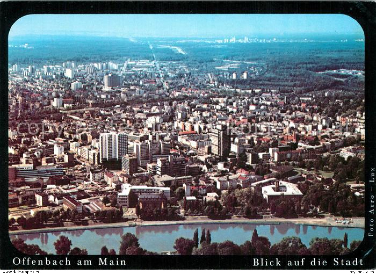 Offenbach Main Fliegeraufnahme