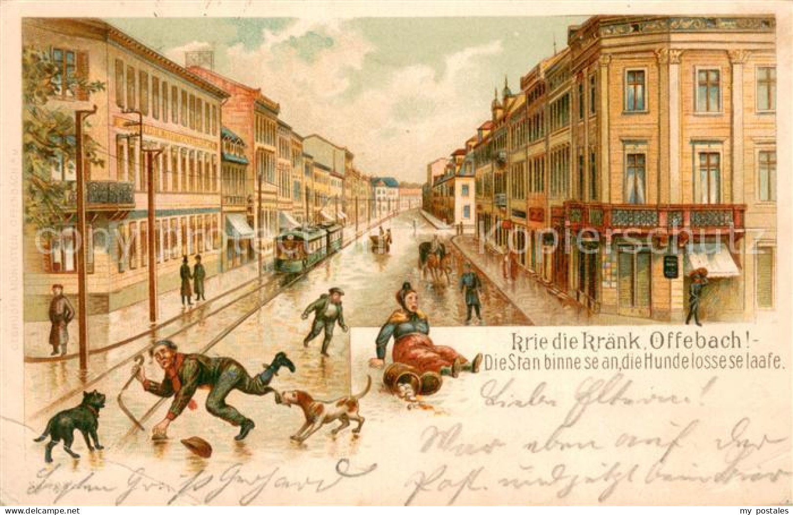 Offenbach  Main Strassenpartie