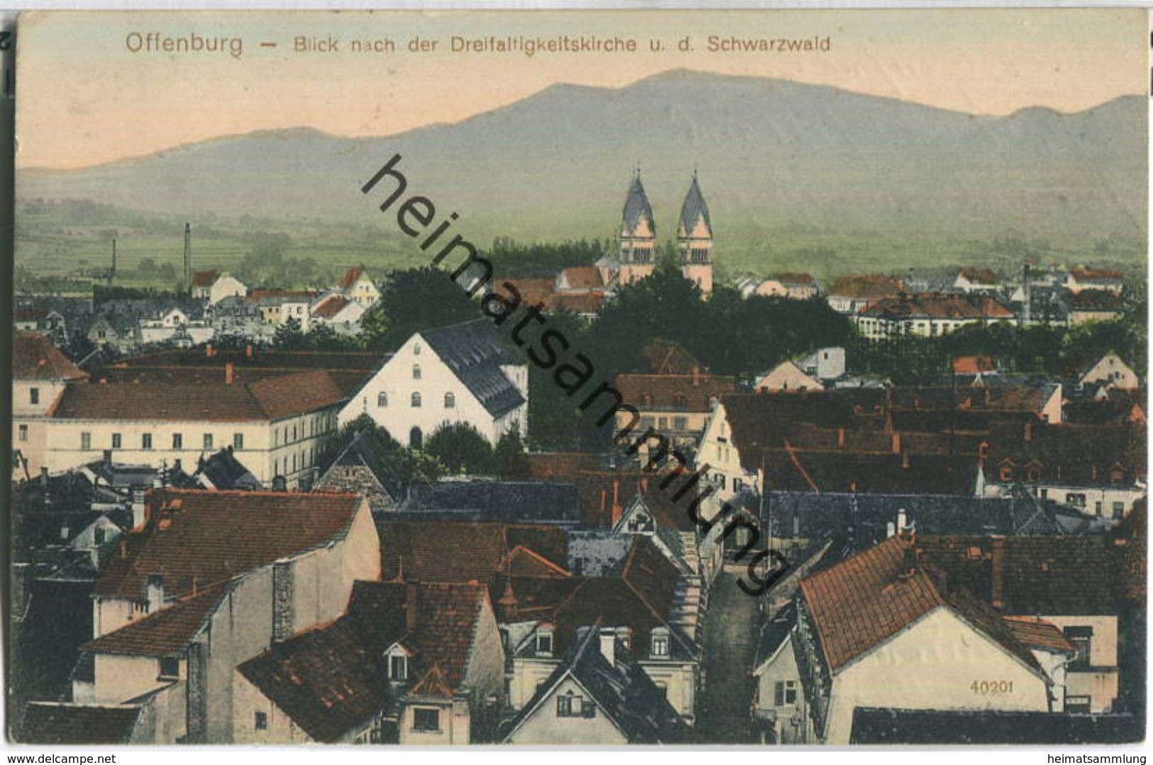 Offenburg - Gesamtansicht - Dreifaltigkeitskirche