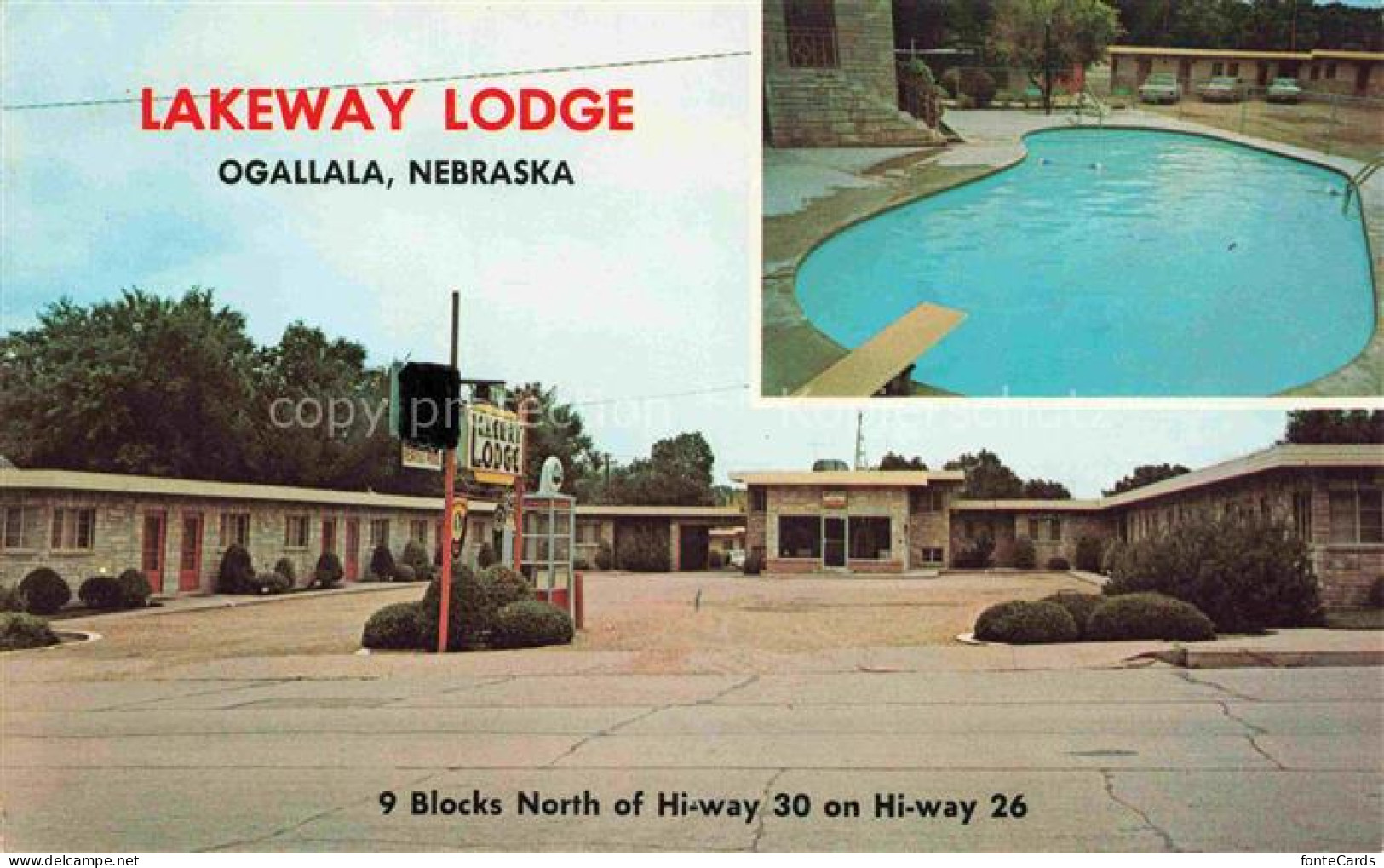 Ogallala Nebraska USA Lakeway Lodge