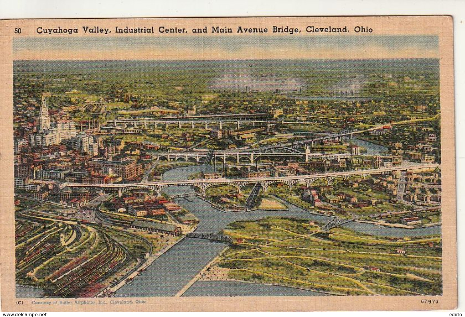 ***  OH ***  OHIO ***  Cuyahoga valley industrial center and main avenue  Brigde CLEVELAND       written TTB