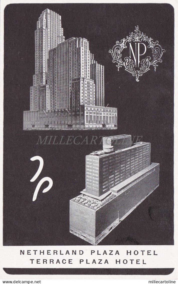 OHIO - Netherland Plaza Hotel & Terrace Plaza Hotel, Cincinnati, Postcard