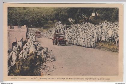 (21367) AK Moulay Idriss, Ankunft des Präsidenten 1922
