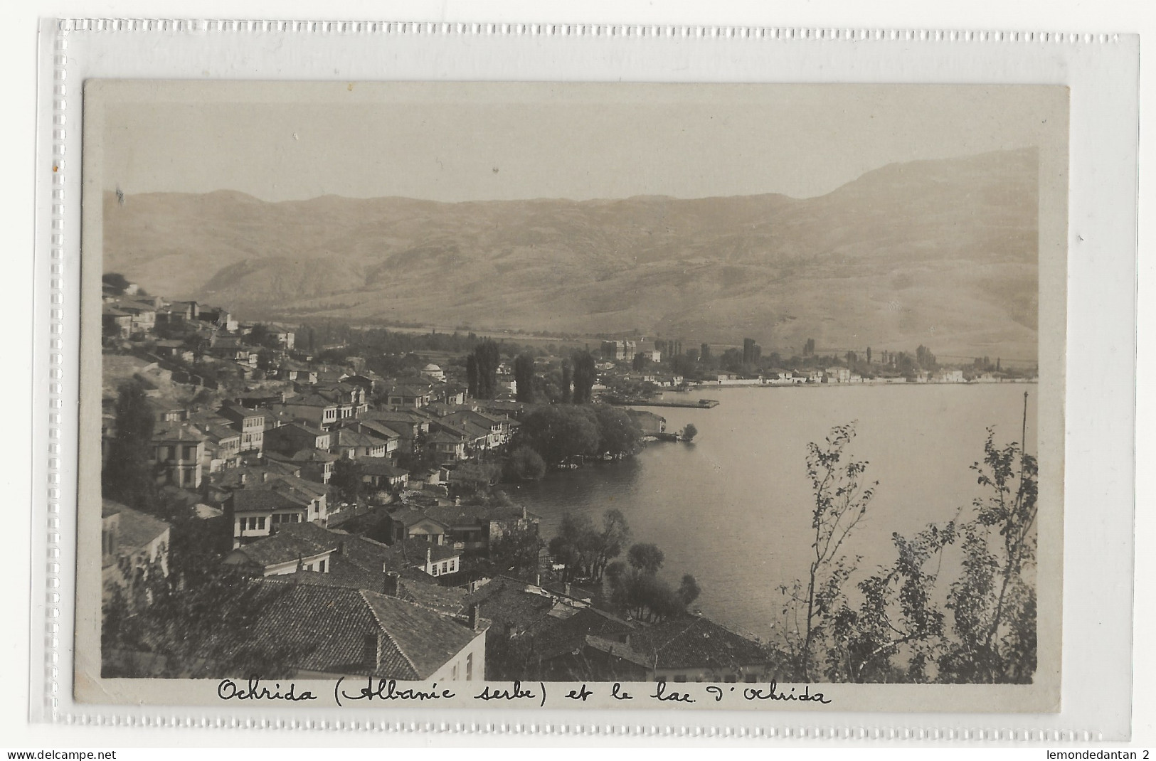 Ohrida et le lac. *