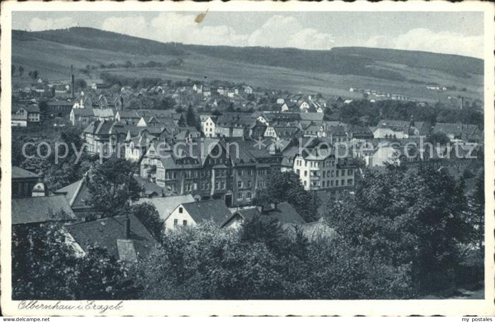 Olbernhau Erzgebirge Stadtansicht