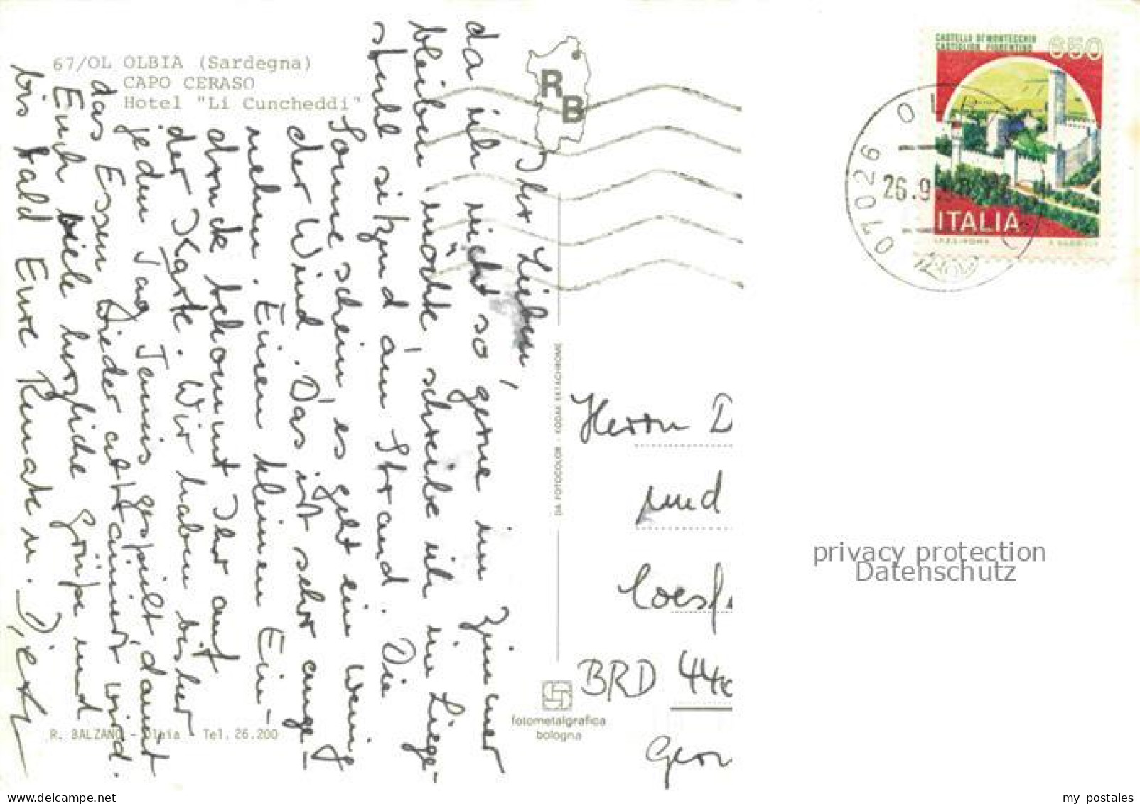 Olbia Sardegna IT Capo Ceraso Hotel Li Cncheddi