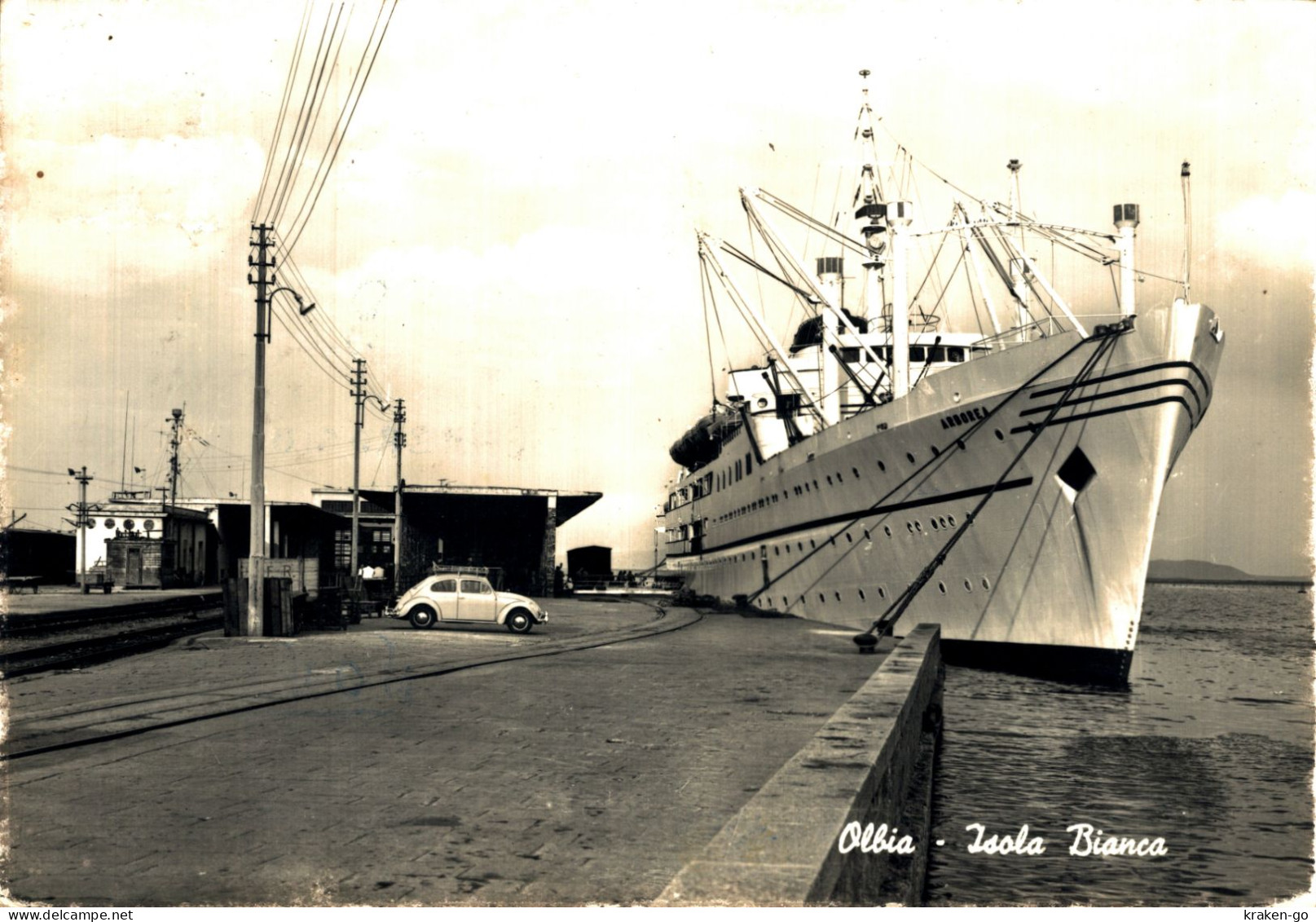 OLBIA, Sassari - Motonave "Arborea" - Isola Bianca - VG - #034