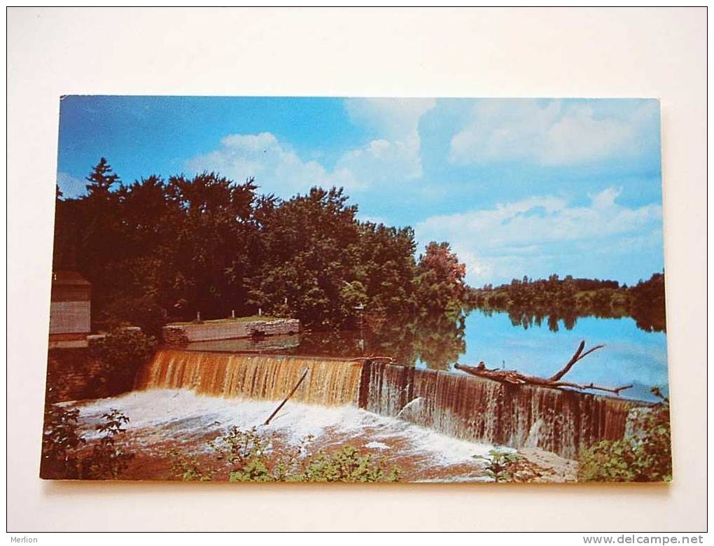 Old Mill Dam - Racine Wisconsin   US  cca 1950's     VF D31189