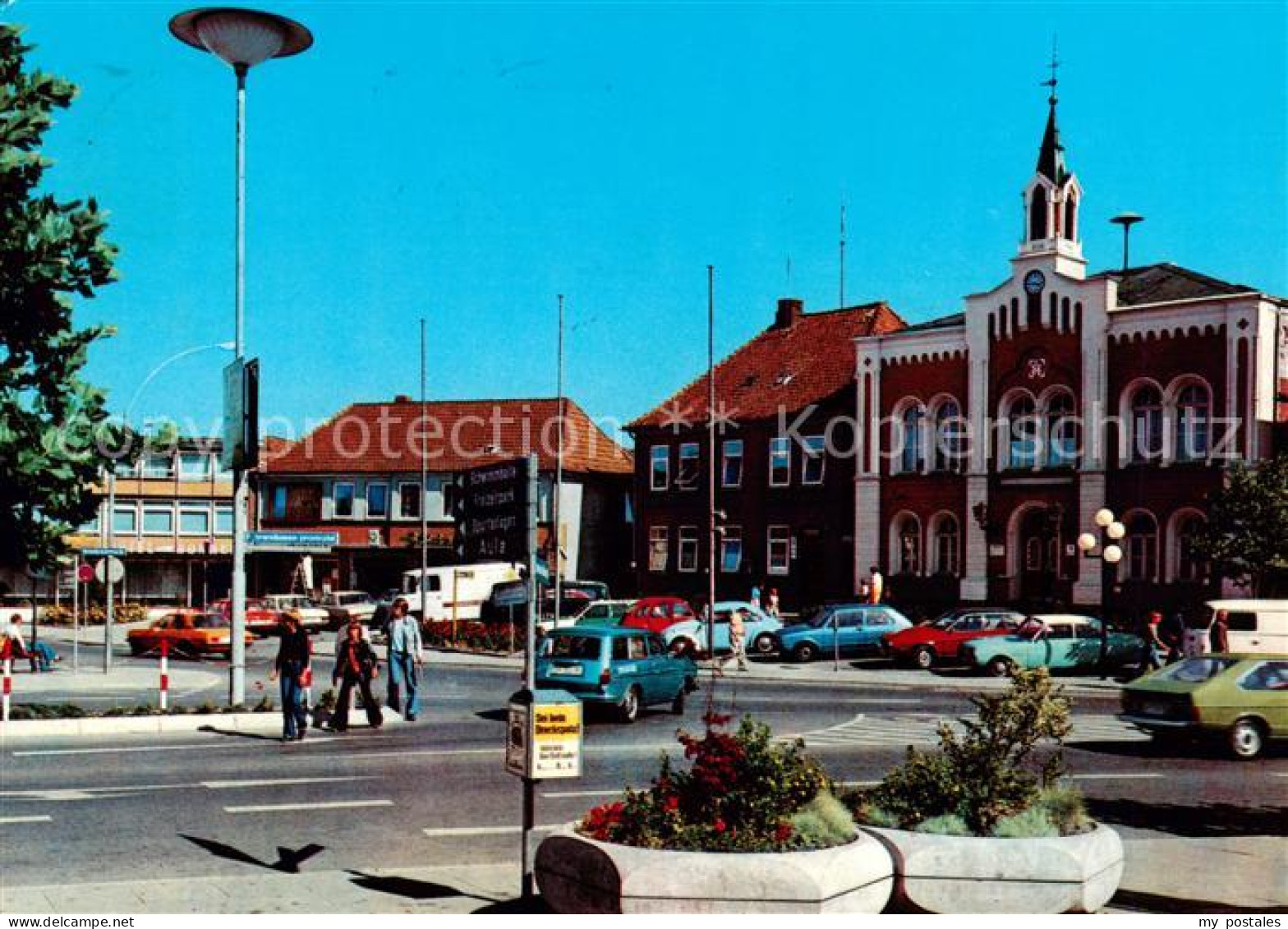Oldenburg Holstein Markt und Rathau