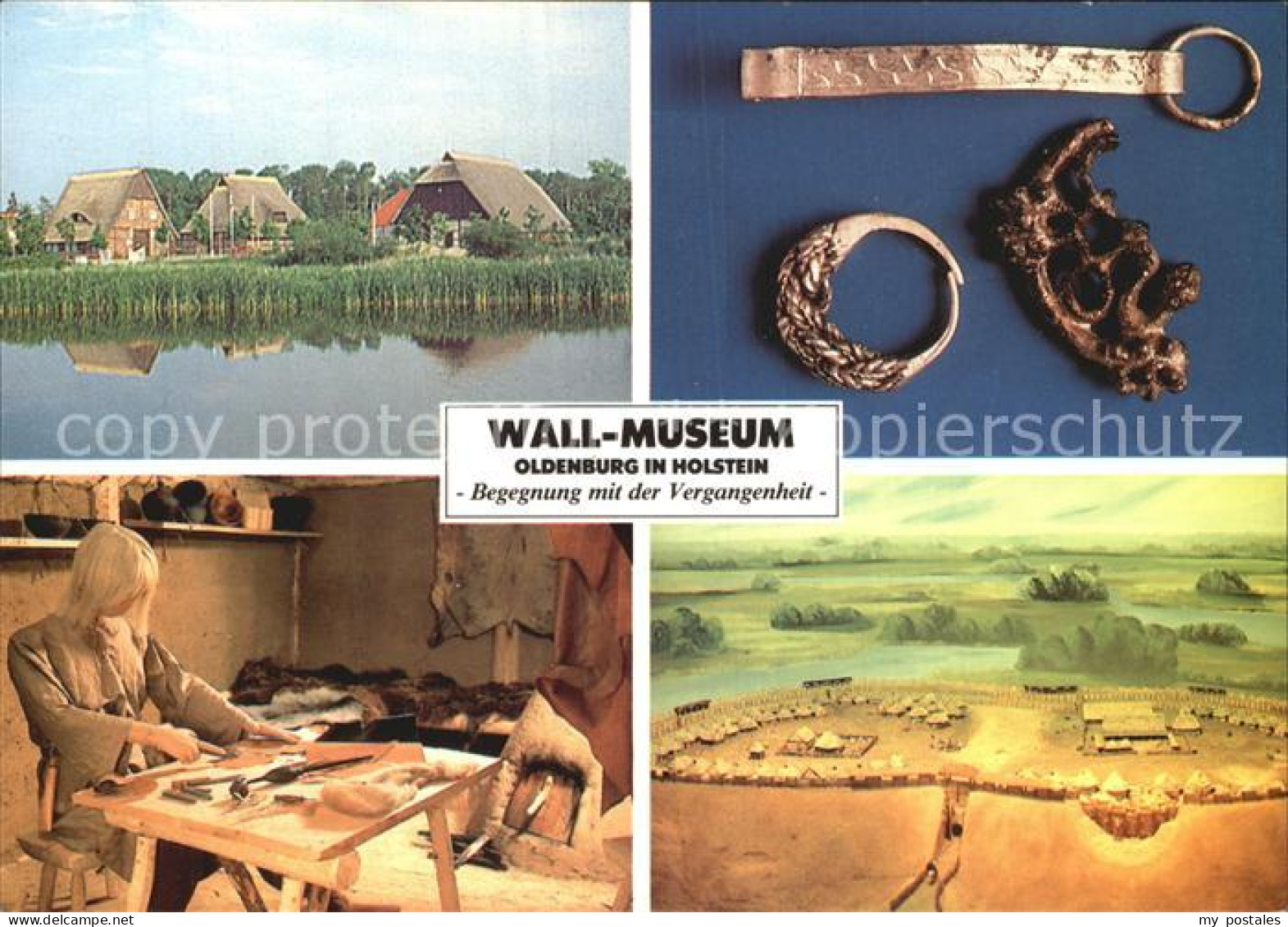 Oldenburg Holstein Museumshof Diorame Burgwall