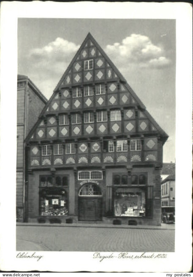 Oldenburg Niedersachsen Oldenburg Degode Haus ungelaufen ca. 1930