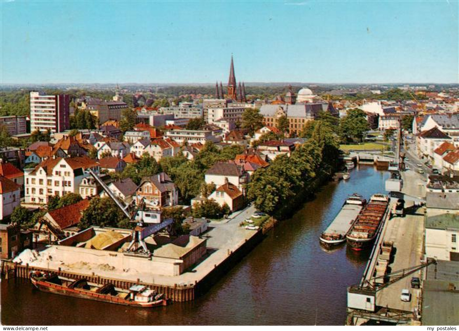 Oldenburg  Oldenburg Stadtpanorama Hafen