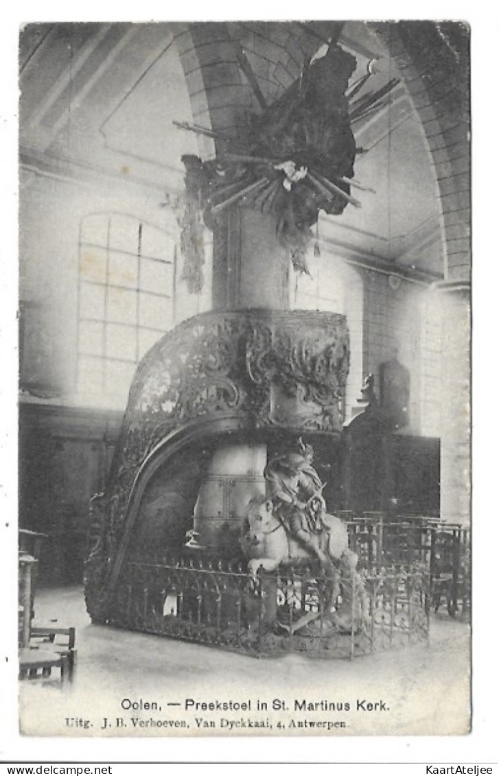 Olen - Preekstoel in St. Martinus Kerk.