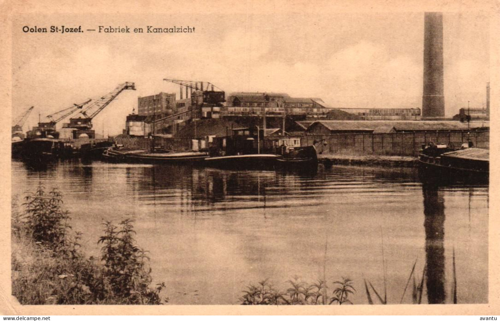OLEN ST JOZEF  / FABRIEK EN KANAAL