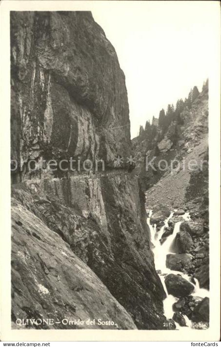 Olivone Orrido del Sosto