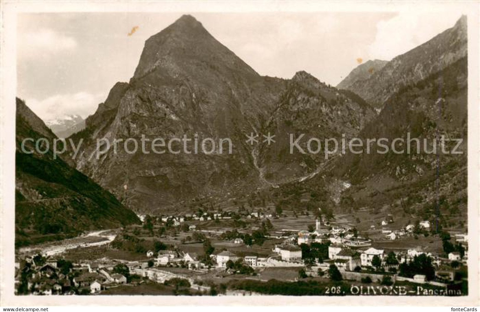 Olivone TI Panorama