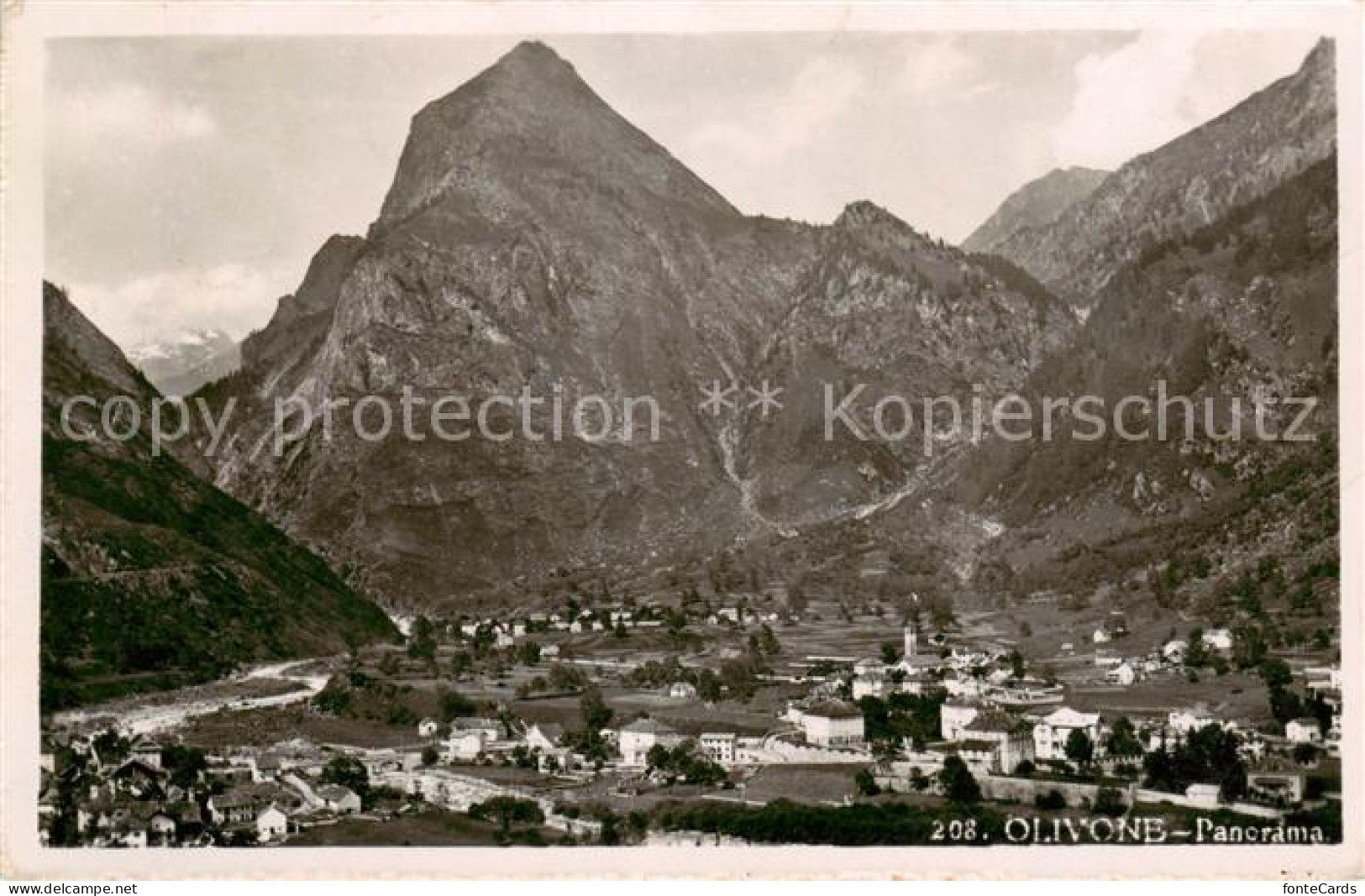 Olivone TI Panorama