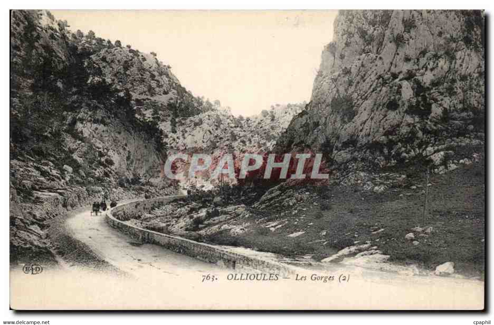Ollioules - Les Gorges - CPA