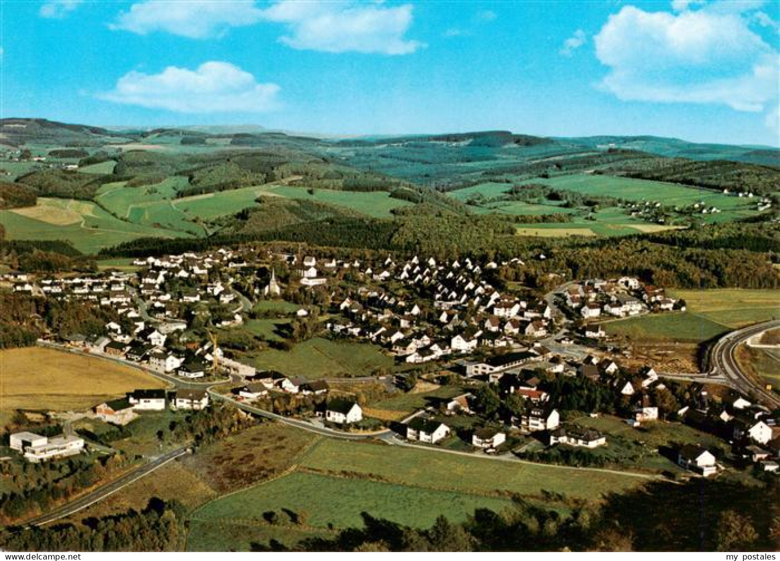 Olpe  Stadt Fliegeraufnahme