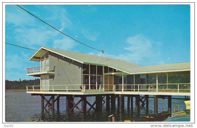 Olympia Washington, KGY Radio Station Port of Olympia Harbor, c1960s Vintage Postcard