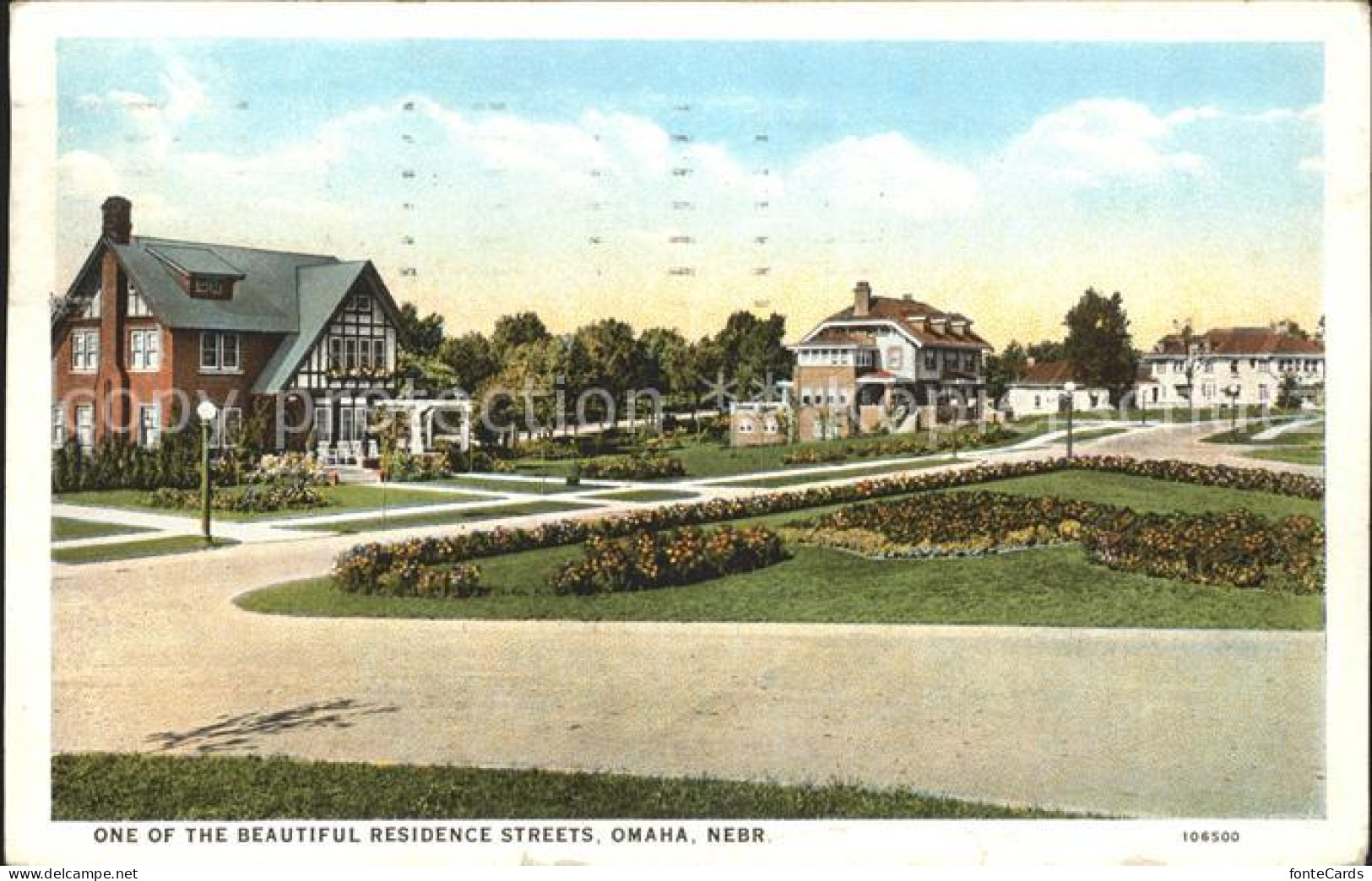 Omaha Nebraska Part of Residence Streets