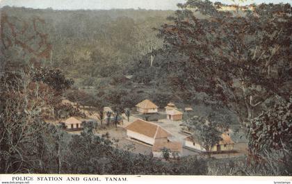 Oman Tanam Police Station and Gaol vintage postcard B948