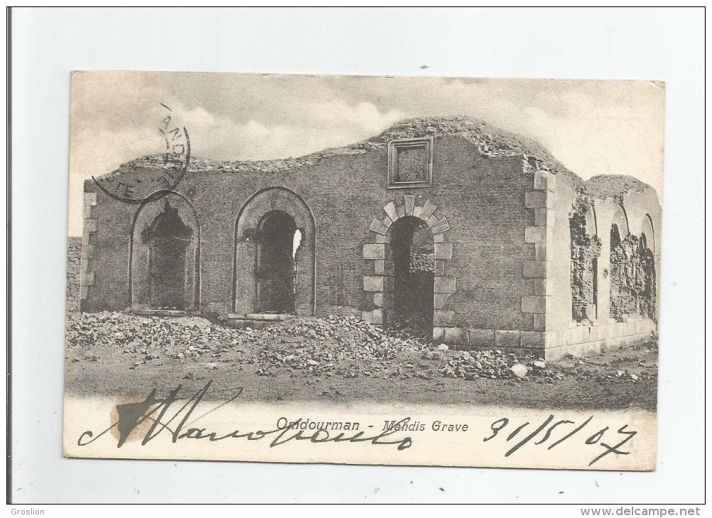 OMDOURMAN (OMDURMAN SOUDAN) 329 MAHDIS GRAVE 1907