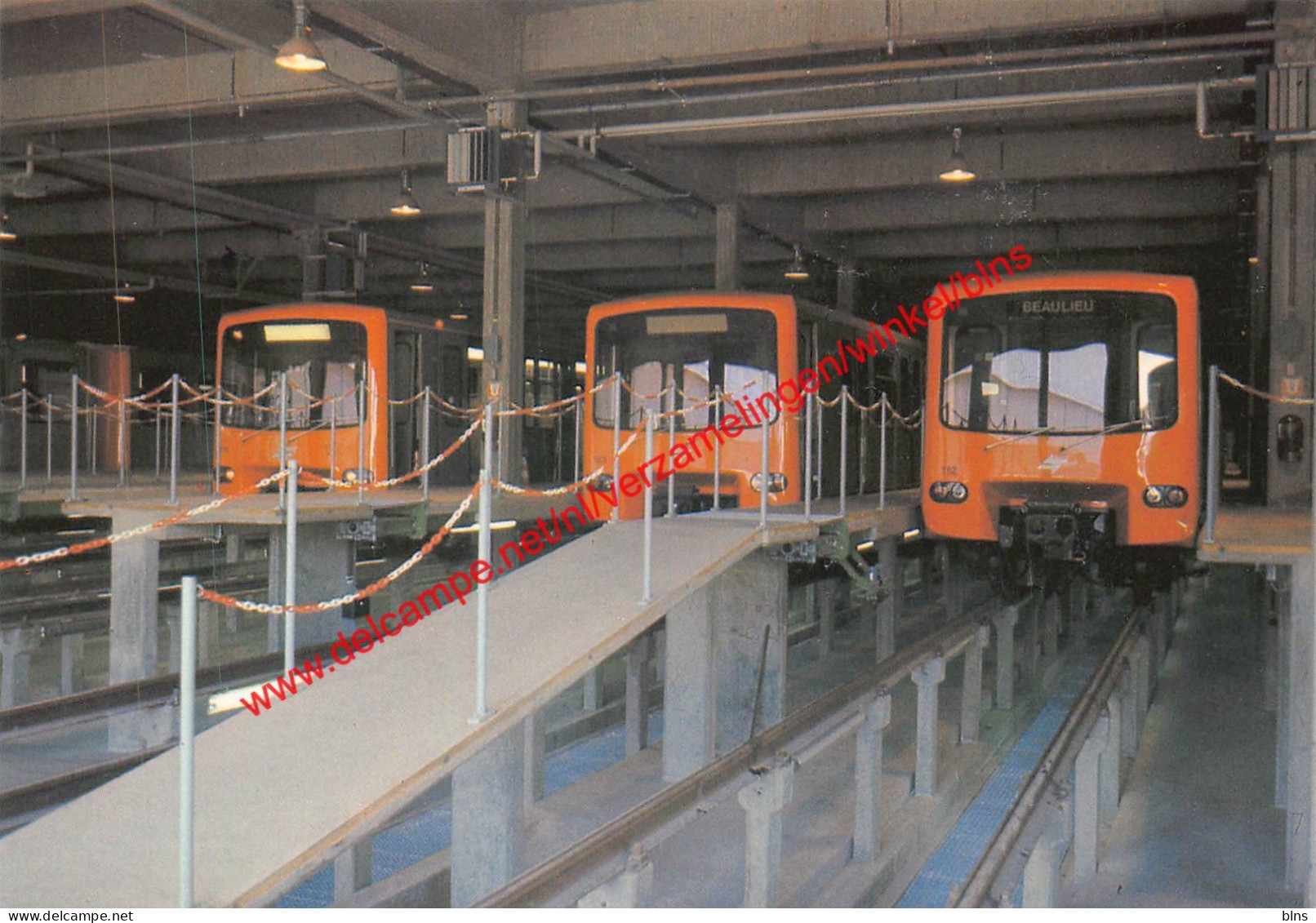 Onderhoudsputten metrostellen Oudergem - Brussel Bruxelles