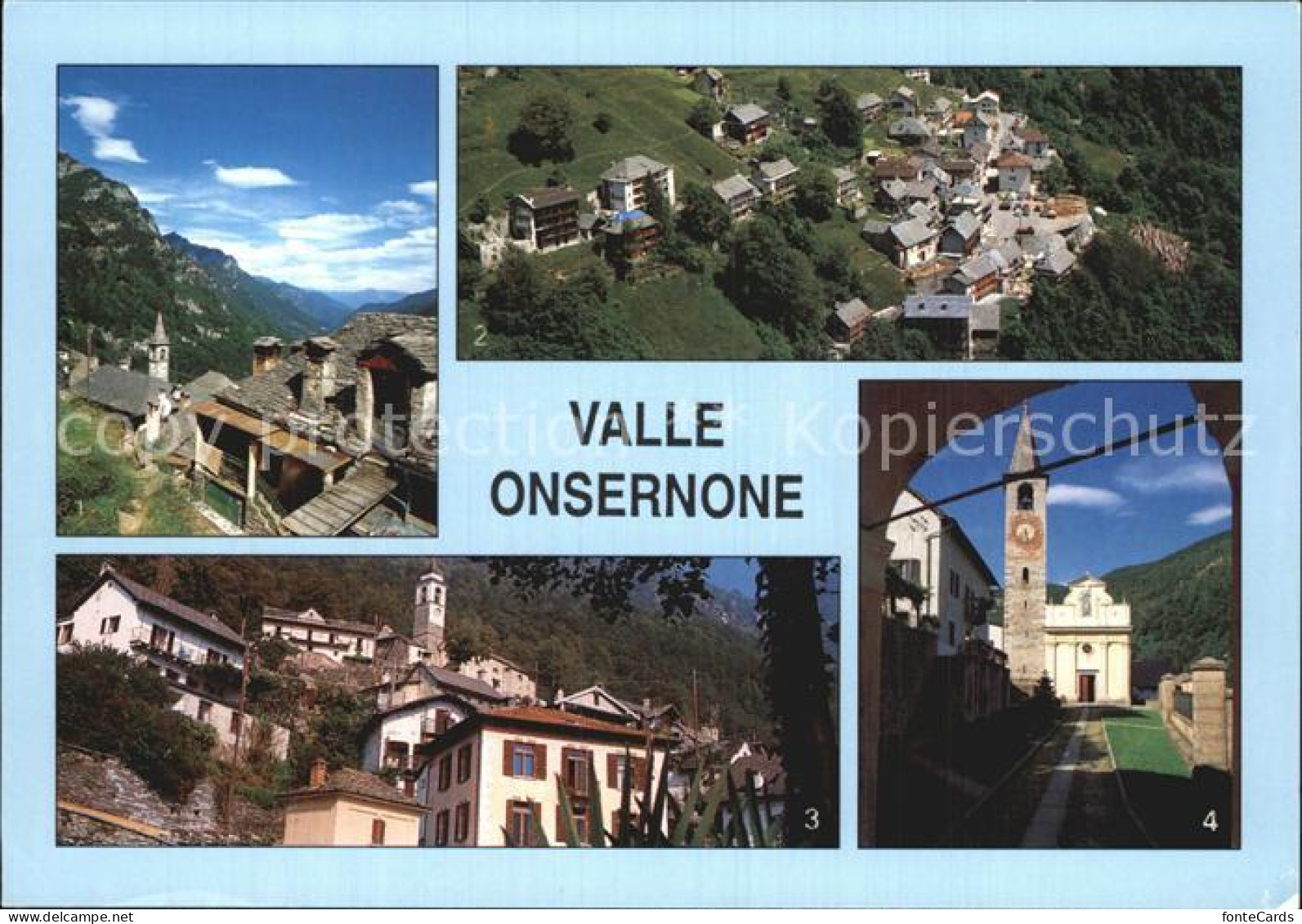 Onsernone Kirche Panorama