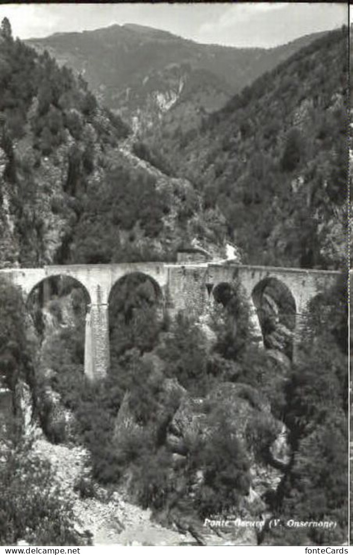 Onsernone Ponte Oseuro  ungelaufen ca. 1955