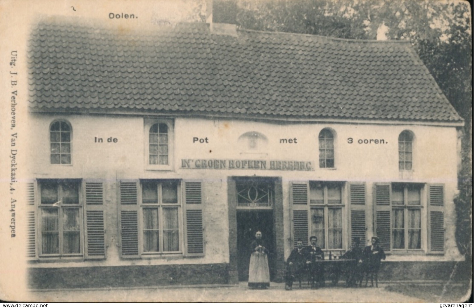 OOLEN. OLEN .  IN DE POT MET 3 OOREN    IN GROEN HOFKEN HERBERG