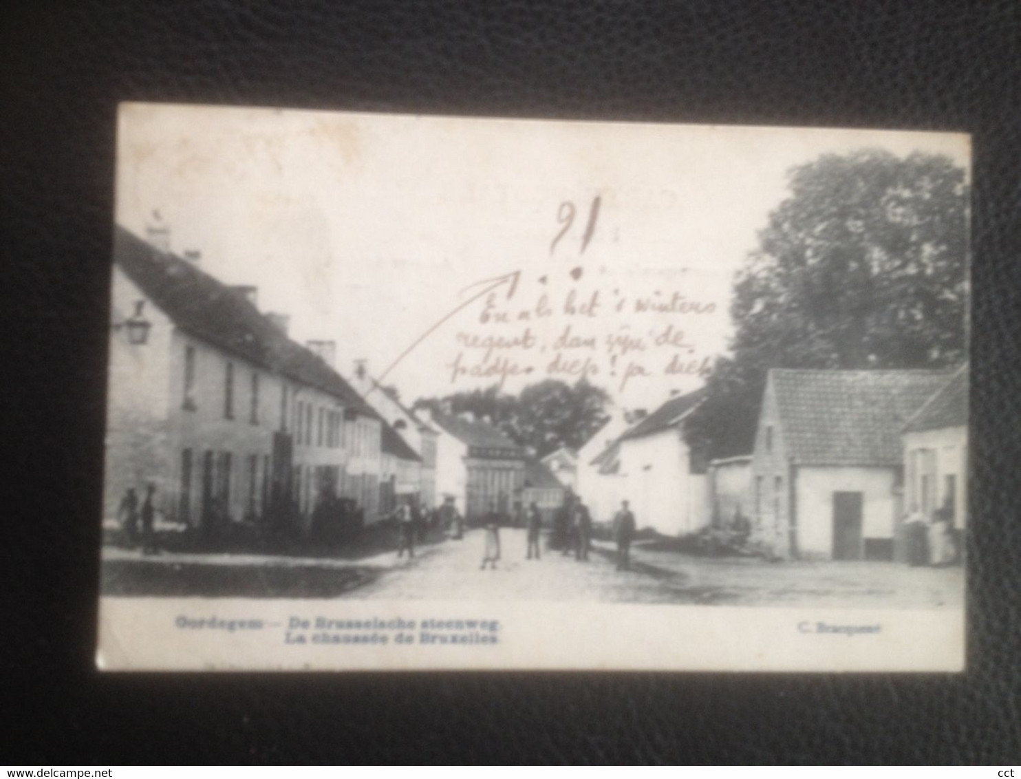 Oordegem  Lede   De Brusselsche steenweg    Edit C Bracquené
